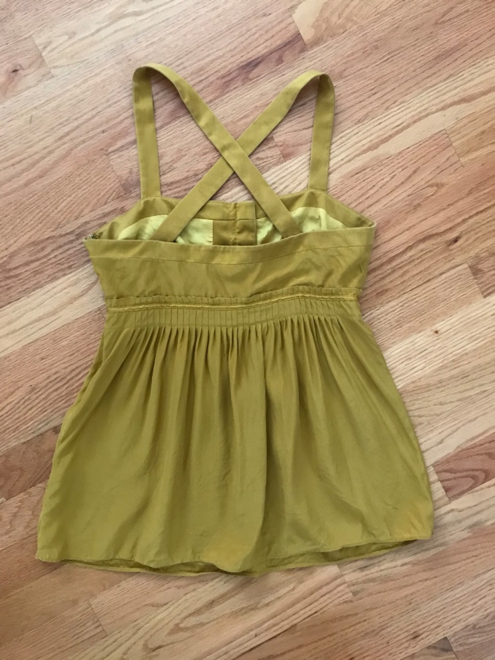 J.Crew mustard yellow tank top - Picture 3 of 3